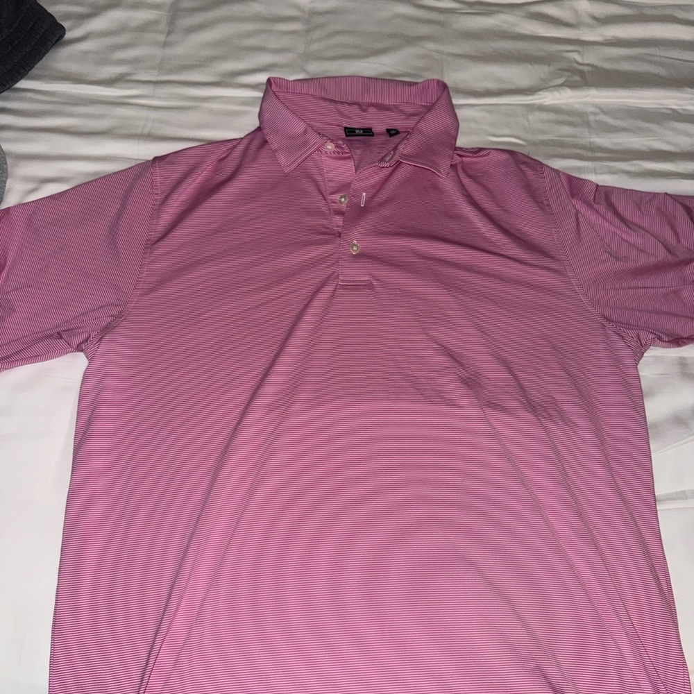 Footjoy Men's Pink Polo Shirt